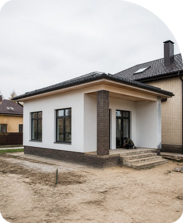 Строительство одноэтажной пристройки в Клине от 461025 р. | РадиДОМА-Кли
